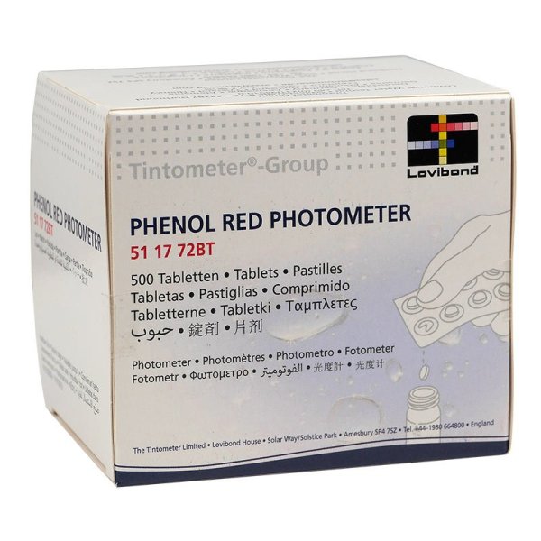 Phenolred Photometer Tabl 500 Stück